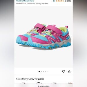 Merrell Kid's Trail Quest Hiking Sneaker